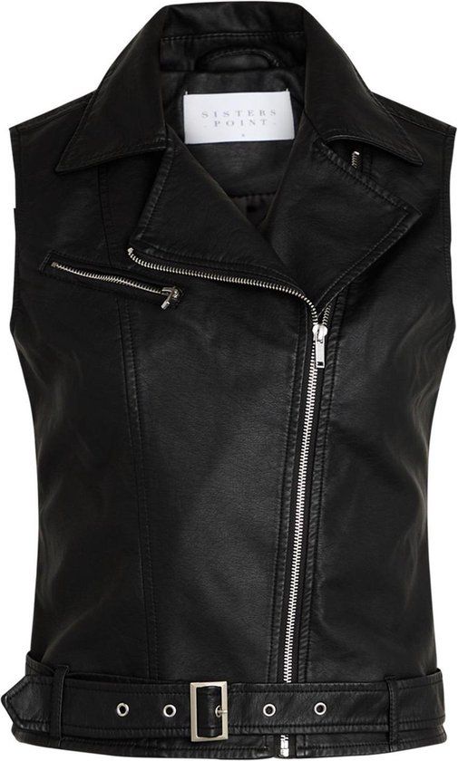 SISTERS POINT Daza-ve Damesvest - Zwart - Maat L