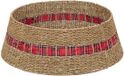 vidaXL - Base de sapin de Noël - Ronde - Naturelle - Diam. - 105 - x - 28 - cm - Herbe de mer
