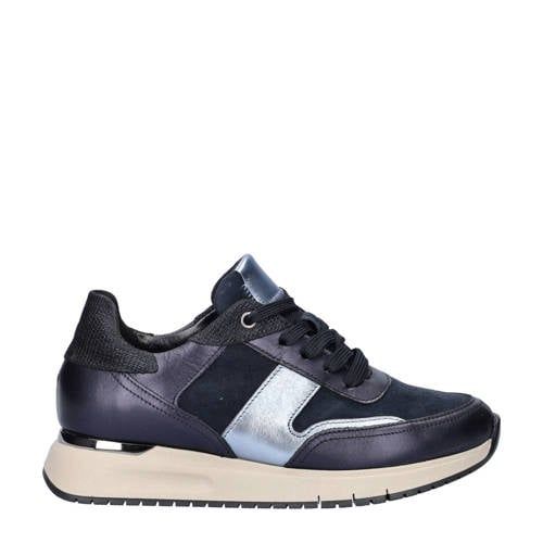 Gabor Comfort Optifit leren sneakers donkerblauw