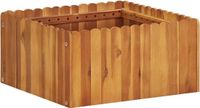 vidaXL Plantenbak verhoogd 50x50x25 cm massief acaciahout