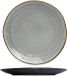 Cookinglife Assiettes plates Nola Gris Chaud 6 pièces Ø 27 cm Grès