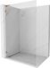 Mexen Lunar L paroi de douche Walk-in gauche 80 x 200 cm, transparent 8 mm, or rose