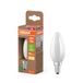 OSRAM LED-lamp in klassieke mini-kaarsvorm, 3,8 W / 806 lm, EEK A, warm wit licht (2700 K), CRI 80, gemaakt van mat loodvrij glas, E14 fitting, IP20, 35 mm DM, 6-pack