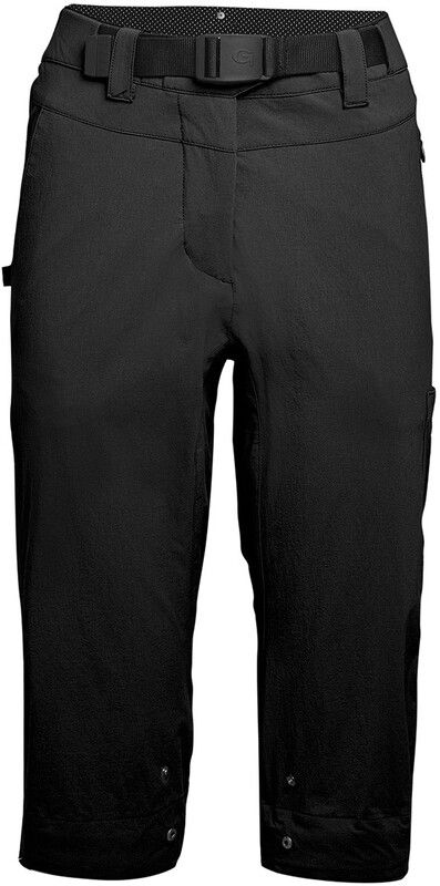 Gonso Ruth 3/4 Fietsbroek Dames, black