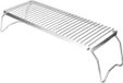 OEM JHubers Goods - Opvouwbare Kampvuurgrill met Draagbare Poten | Roestvrijstalen Barbecue-kookrek voor Buiten | Compact en Handig