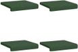 vidaXL - Bankkussen - 4 stuks - Corduroy - Donkergroen