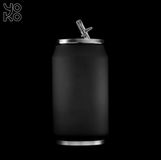 YK Design Isolerende drinkfles 280 ml Soft Touch - zwart