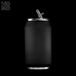 YK Design Isolerende drinkfles 280 ml Soft Touch - zwart