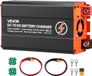VEVOR DC-DC Acculader met MPPT 350 W 30 A, Laadbooster met Dubbele Ingang voor Zonnepanelen/Dynamo's, Geschikt voor het Opladen van Lifepo4 Loodzuuraccu's, 12 V/24 V, voor Noodstroomvoorziening in Campers en Thuis