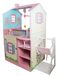 OEM 2-in-1 verzorgingsstation en poppenhuis voor baby-poppen, hout, groen