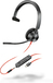 Poly Blackwire 3315 USB-C Headset - Monaural - Black