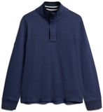 Superdry Classics Henley Sweatshirt Met Halve Rits Blauw S Man