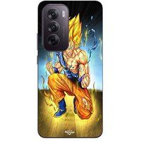 Maniacase Coque Pour Oppo Reno 12 pro 5G Goku Genou a Terre