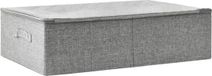 vidaXL Opbergbox 70x40x18 cm stof grijs
