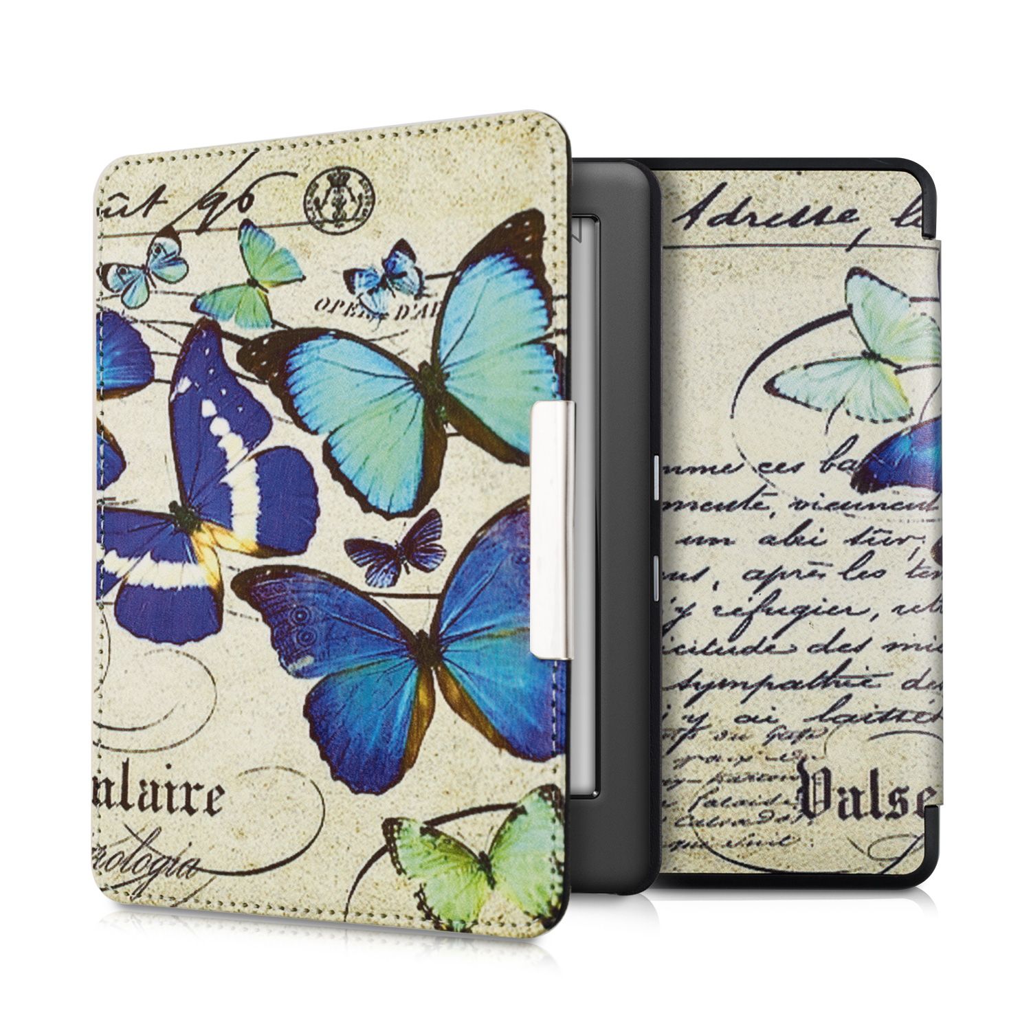 kwmobile Case for Kobo Glo HD / Touch 2.0 - Blue - Kunstleer