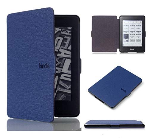 Kepuch Custer Hoesje voor Kindle Paperwhite 1/2/3 2012 2013 2015 2016 - Blauw