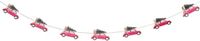 Ginger Ray Houten Auto met Kerstboom Slinger - 1.5 meter