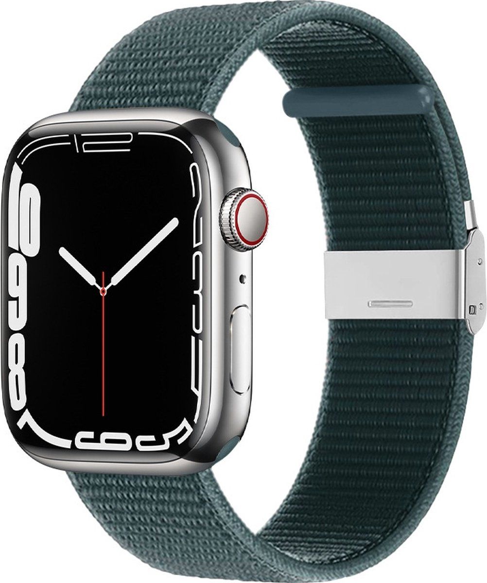 By Qubix Qubix Compatible Apple Watch Band - Nylon - Dark Green - 38/40/41mm