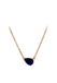 Gaya Rose Gold Navy Fantasiehanger Minimalistische Ketting Koper 42 cm Vrouwen
