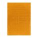 NJRD Tapis en laine Levels Circles Jaune, 200x300 cm