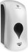 Distributeur de savon moussant 35oz (1000ml) rechargeable commercial, distributeur de savon moussant manuel - blanc