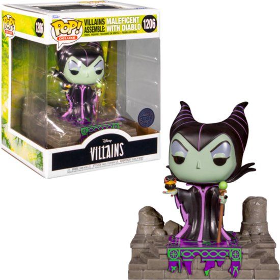 Funko Pop! Deluxe: Disney Villains - Assemble Maleficent With Diablo (special Edition) #1206