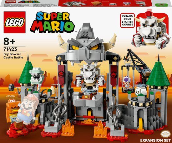 LEGO Super Mario 71423 Gevecht op Dry Bowsers kasteel - Bouwset