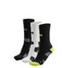 Xtreme Fietssokken - Zwart/Wit/Limegroen (Set van 3)
