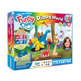 Mitama Speelbox Dinos World, modelleermassa, 33 delen, vanaf 3 jaar, spel en vrije tijd, kinderen
