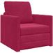 Maison Exclusive Bordeaux Velours Canapé-lit 74 x 77 x 81 cm