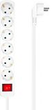 AISENS Stopcontactenstrip 6 Tomas met Interruptor Wit