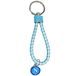 giemme di d'agostino f. srl SSC Napoli Sleutelhanger van touw met logo-hanger, Hemelsblauw., Eén maat