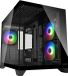Cougar COUGAR CGR-2QA6B-RGB Mini Tower Zwart