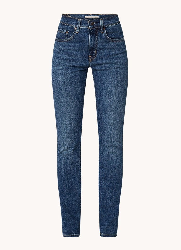Levi's 724 High Waist Slim Fit Jeans - Dark Wash