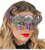 Widmann Oogmasker Ram Met Bloemen Duivel
