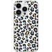 1001 coques Apple iPhone 14 Pro Siliconen hoesje Luipaardkleur