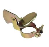 cyclingcolors Regenbescherming voor tractor, rookkap, eindkap, afdekking, grasmaaier, zilver, 38 mm (34 mm - 42 mm)