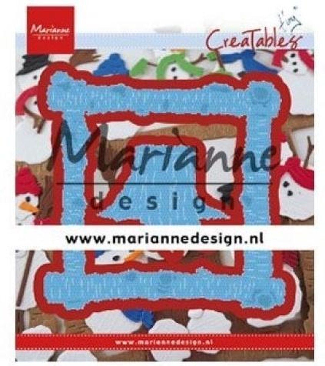 Marianne Design Creatables snij- embosstencil Tiny's blok hout