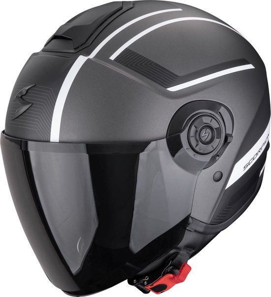 Scorpion Exo-City II Cosmos Jethelm - Zwart/wit - Maat M