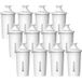 Comedes Kalk- und Wasserfilter 12er Set einsetzbar statt Brita Classic, Zubehör für PearlCo Classic, einsetzbar statt Brita Mavea 107007, 766229, 001529, 10171019, 107007