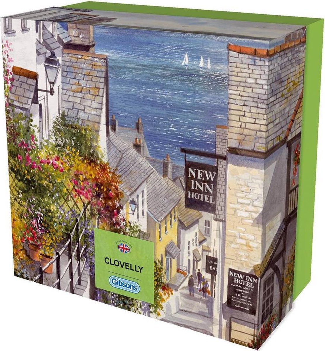 Gibsons puzzel Clovelly - Gift Box - 500 stukjes