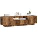 Prolenta Maison Exclusive TV-meubel met LED-verlichting, uitstraling van gerecycled hout, 160x35x40 cm