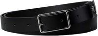 Calvin Klein Jeans Calvin Klein Square Buckle Ck Loop 25Mm Belt - Zwart - Imitatieleer - Vrouwen