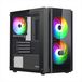 NUWO Blitz R28 Boîtier pour cartes mères MicroATX et MiniITX, avec 3 ventilateurs FRGB et un panneau latéral en verre trempé