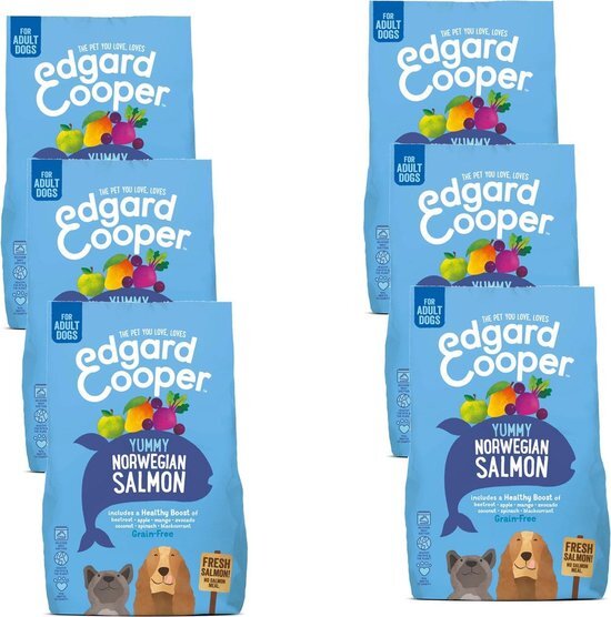 Edgard & Cooper 6x Hondenvoer Noorse Zalm 700 gr