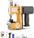 Machine à coudre portable GK9-520 - Industrielle, manuelle - Point overlock - 190 W - Convient aux sacs tissés - Jaune