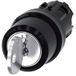 Siemens 3SU10004BL510AA0 3SU1000-4BL51-0AA0 Interrupteur à clé 1x marche/arrêt/marche 2 x 45 ° IP66, IP67, IP69/IP69K 1 pièce(s)