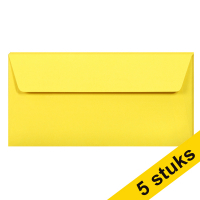 Clairefontaine Clairefontaine gekleurde enveloppen intens geel EA5/6 120 grams (5 stuks)