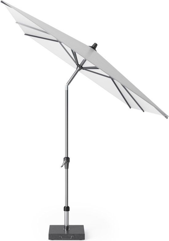 Platinum Sun & Shade Riva Middenstokparasol - 300x200cm - Wit - Kantelbaar - 96% UV protectie