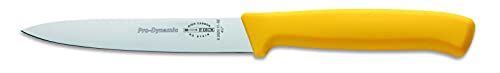 F. DICK ProDynamic keukenmes (lemmetlengte 11 cm, geel, koksmes voor kleine snijtaken, lemmet X55CrMo14 staal, hardheid 56° HRC) 82620112-02